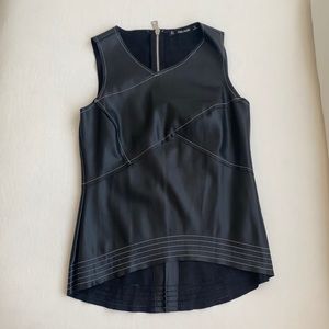 Zara pleather top